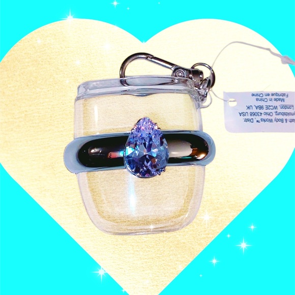 New Bath & Body Works Diamond Ring Pocketbac Holder - Picture 2 of 2